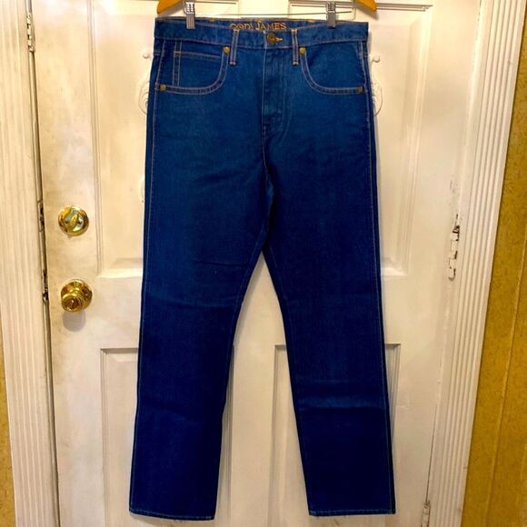 Cody James dark denim plain pockets W34xL34 brand new - Picture 1 of 6